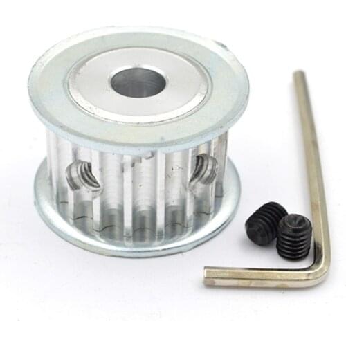 19 Teeth HTD 5M Synchronous Timing Pulley, Bore 5/6/6.35/7/8/10/12/14/15/17/19/20mm, For Belt Width 15/20mm HTD5M 19T 19Teeth