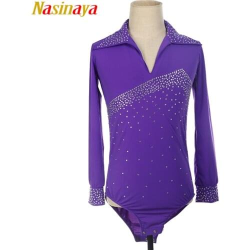 21 Colors Nasinaya Boys Man Figure Skating Performance Clothing Customized Competition Ice Skating Leotard Kids Gymnastics