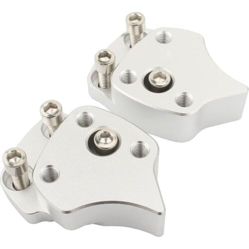 2x Motorcycle Handlebar Riser Mount Clamp Standard ForYamaha FJR1300 FJR 1300 2