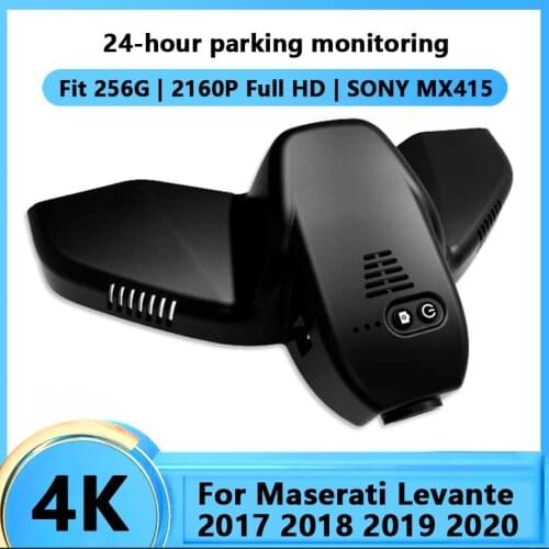 4K Car Wifi DVR Driving Video Recorder Car Front Dash Camera Cam For Maserati Levante 2017 2018 2019 2020 APP Control Function