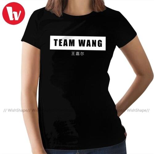 Jackson Wang T-Shirt TEAM WANG Jackson Wang GOT7 Apparel T Shirt O Neck Graphic Women tshirt Ladies Tee Shirt