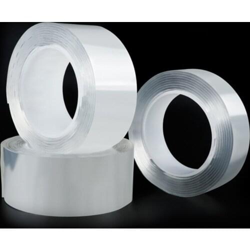 30mm Width Multi-function Nano Tape Double Sided For Car Household Wall Hangings Adhesive Glue Transparent Tape Reuse Waterproof