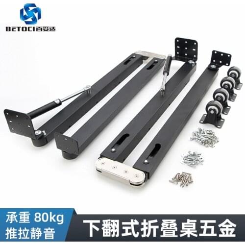 Multifunctional Hidden Telescopic Bar Table, Invisible Folding Table Hardware Accessories