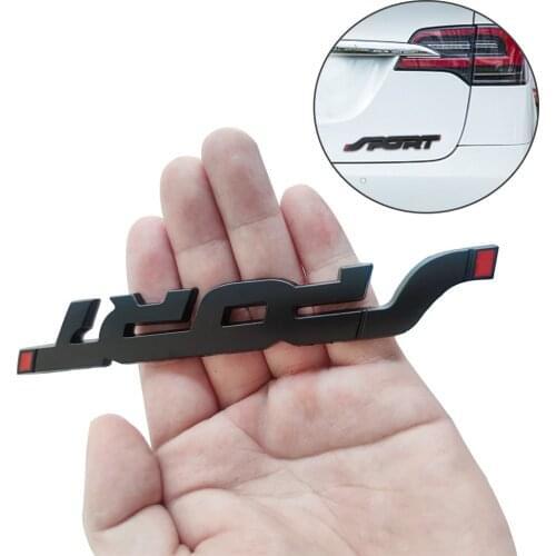 Fashion SPORT Emblem Trunk Fender Badge Sticker Car Metal 3D Logo Stickers