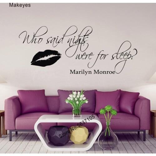 Makeyes Beauty Lips Wall Decals Fashion Salon Woman Wall Stickers Home Barbershop Window Decoration Vinyl Wall Decor Words Q651