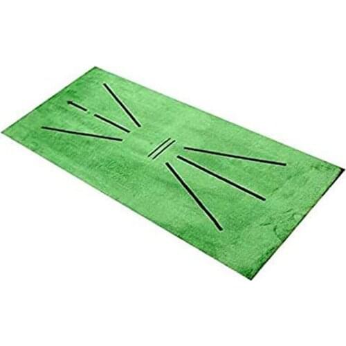 Golf Training Hitting Mat For Clubs Swing Detection Batting Mini Practice Aid Game & Gift For Home Office Outdoor Use