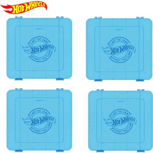 Original Hot Wheels Car Toys Storage Box Plastic Sports Car Model 1:64 Box Diecast Hotwheels Kids Toys for Boys Juguetes Hot Toy