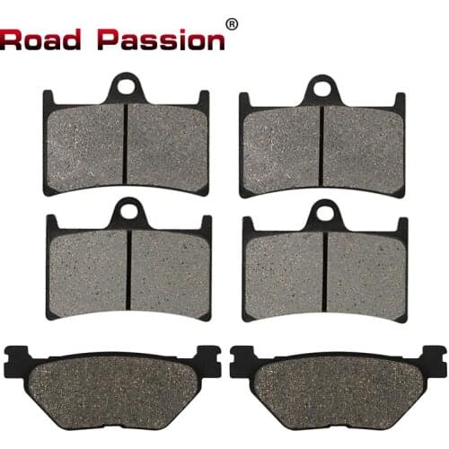 Road Passion Motorcycle Front Rear Brake Pads For YAMAHA XP530 Black Max XP 530 T-Max 530 TDM900 TDM 900 XT1200 Z FJR1300 XV1700