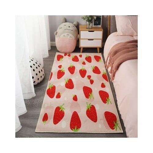 PAYSOTA Plush Ccartoon Carpet Lovely Girl Bedroom Lliving Room Rectangular Non - Slip Mat