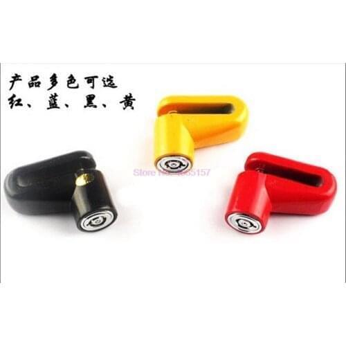 By dhl or fedex 200 pcs Security Protect Brake Anti-theft Disk Disc Brake Wheel Rotor Lock For Scooter Bike Bicycle Alarm Lock