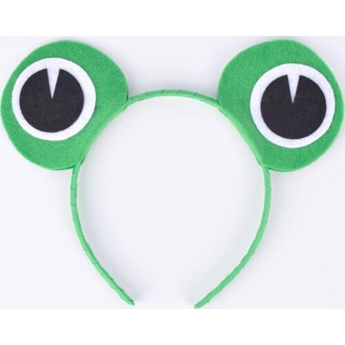 Frog Prince Headband for Boys Baby Birthday Party Hair Accessories Kids Frog Halloween Costume Girls Animal Headbands