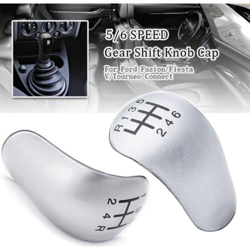 Gear Shift Knob Badge Emblem Cap Knob Cover 5/6 Speed Insert Replacement For Fusion Fiesta V Tourneo Connect For Ford