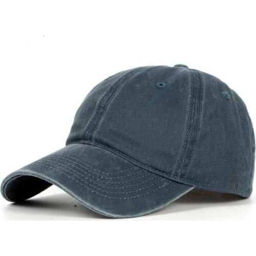 Lake blue Turquoise solid baseball cap hat Denim Jean hat leisure cap spring outdoor sun hat men women do old style water wash