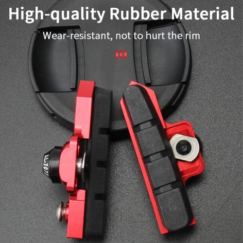 Bicycle Brake Pads Shoes Rims Durable Bicycle Brake Pads Shoes Tools Silent Bicycle Brake Pads Road Bike Brake Accessories
