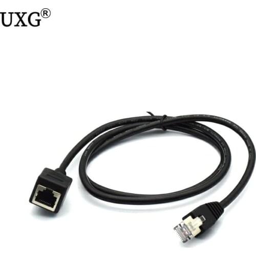 RJ45 male to female network cable extension connector Pure copper core network connector Broadband network cable extender