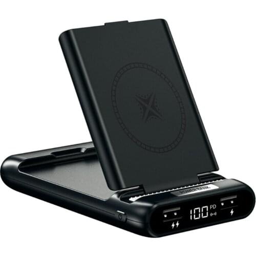 PD+QC 3.0 Fast Charging Powerbank External Battery Charger Magnetic Wireless B03C