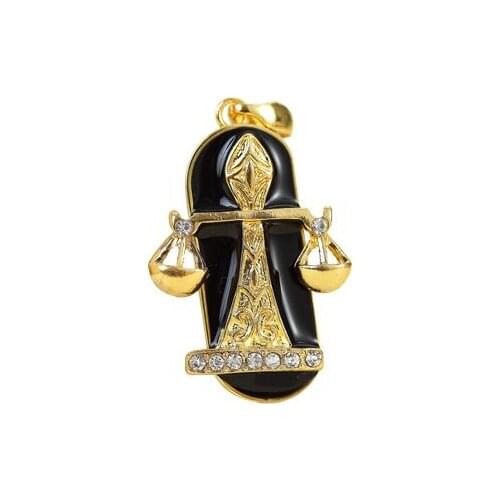 100% Guaranteed Fashion Jewelry USB Flash Drive 1TB 2TB 12 Constellations Pendrive 32GB Pen Drive 64GB Memory Stick Key 2.0 Gift