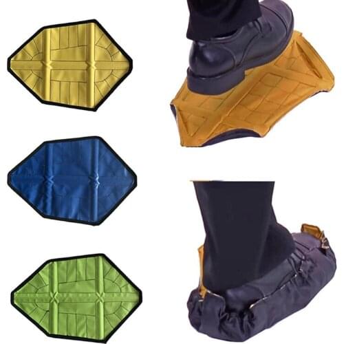 2pcs/pair New Step in Sock Reusable Shoe Cover One Step Hand Free Sock Shoe Covers Durable Portable Automatic Shoe Covers