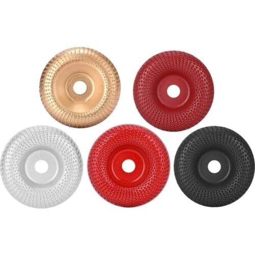 5Pcs Steel Woodworking Angle Grinder Accessories Grinding Wheel Shape Disc Power Tool Accessories for Grinding Wood