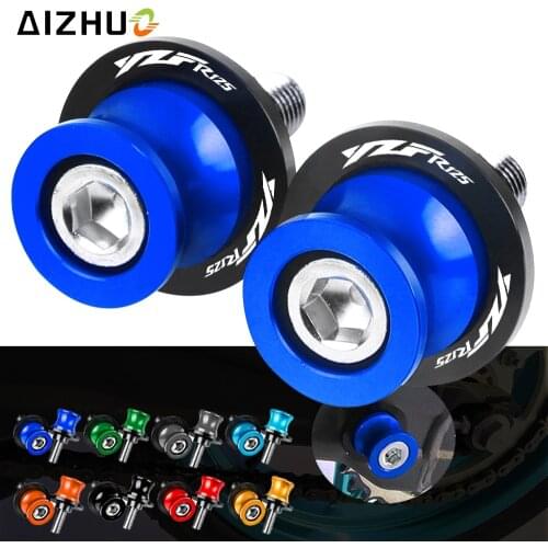 YZF R125 Motorcycle Accessories 6MM Stand Screws FOR YAMAHA YZFR125 YZF-R125 2020 All Years Swingarm Slider Spools CNC Aluminum