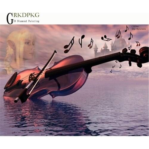 NEW 5D diy Full Square/Round Diamond Painting Woman violin art Cross Stitch Diamond Embroidery Diamond Mosaic Wedding decoration