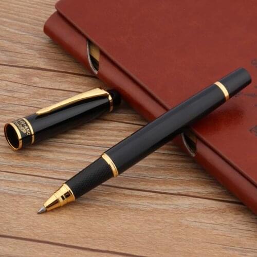 HERO arrow black and GOLDEN clip metal Rollerball pen Stationery Student Office school supplies