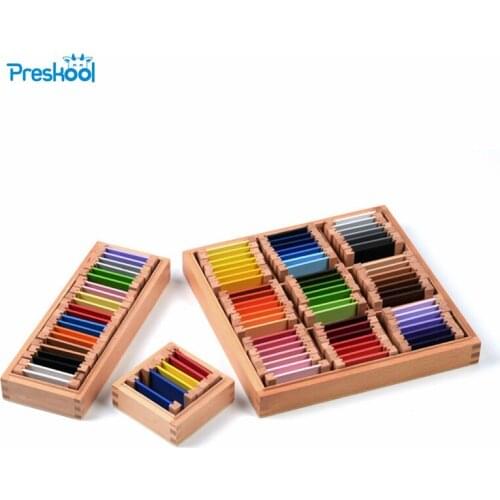 Baby Toy Montessori 1st, 2nd, 3rd Color Tablet Educational Early Childhood Education Preschool Training Kids Brinquedos Juguetes