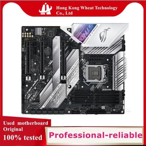 For ASUS ROG STRIX Z490-A GAMING Motherboard Socket LGA 1200 M.2 nvme ssd For Intel Z490 Used Original Desktop Mainboard