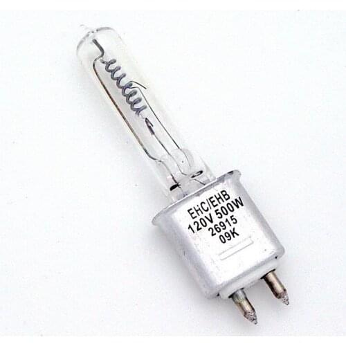 DONAR DN-26915 120V 500W EHC/EHB 120V500W G9.5 500Q/5CL AV/photo halogen light bulb stage studio lamp ePacket Free Shipping