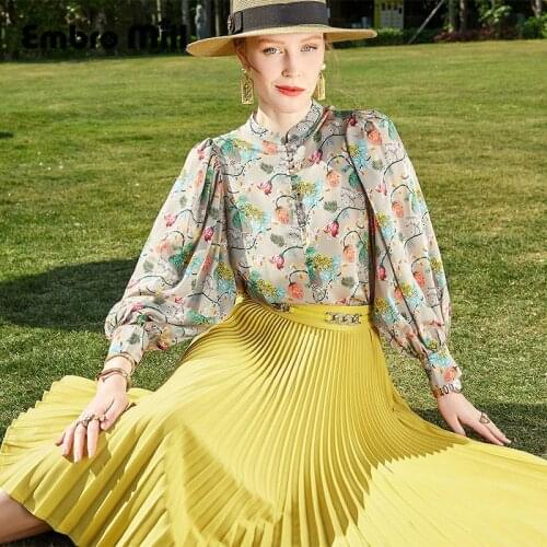 Embro Mill Womens Silk Shirts