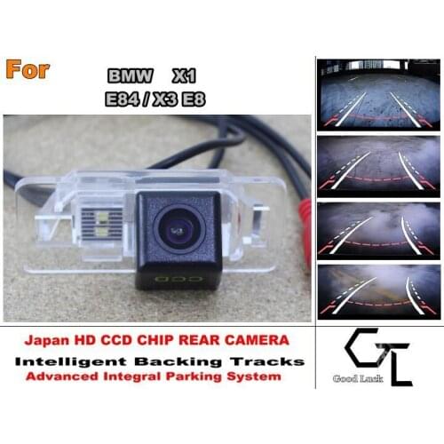 Imports HD CCD Night Vision / For BMW X1 E84 / X3 E83 / Intelligent Car Parking Camera with Backing Trajectory / Rear Camera