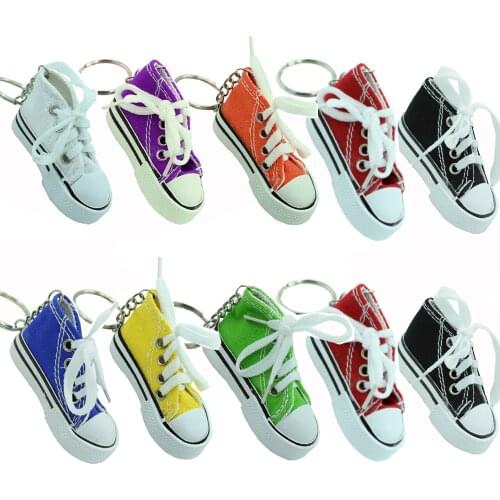 JAER 10PCS Motorcycle Side Kickstand Stand Small Shoes Keychain Bicycle Foot Support Side Tripod Standing Mini Shoes Key Chain