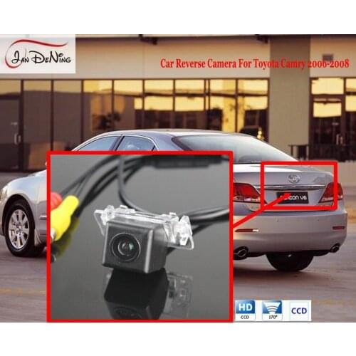 JanDeNing Reverse Hole OEM Camera For Toyota Camry 2006-2008 HD Car Rear View Camera Night vision CCD