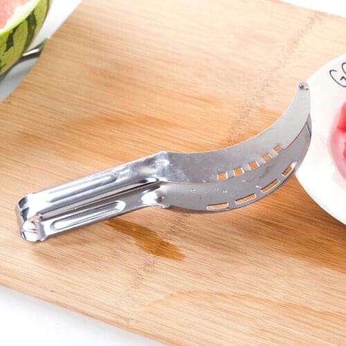 Stainless steel fruit slicer watermelon knife fruit knife multifunctional fruit divider kitchen accessories fruit tools