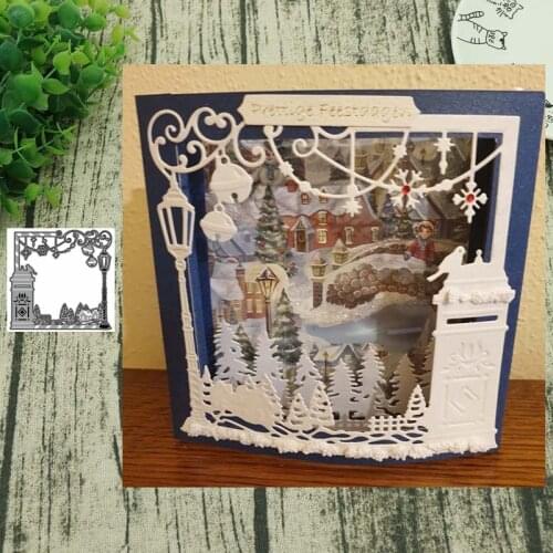 2020Metal cutting dies Christmas background mold Scrapbook craft knife mould blade punch stencils die