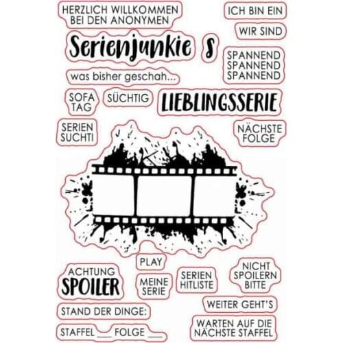 German Transparent Clear Silicone Stamp/Seal for DIY scrapbooking/photo album Decorative clear stamp A0159