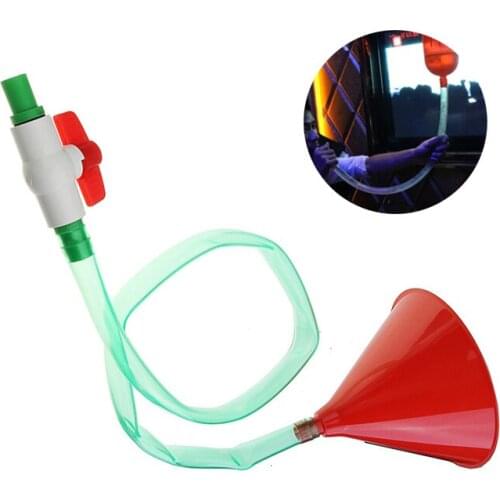 Plastic Filling Funnel Beer Funnel Wine Liquid Pipe Tube Plastic Valve Hose for Beer Festivals Drinking Party Bar Tool 60cm