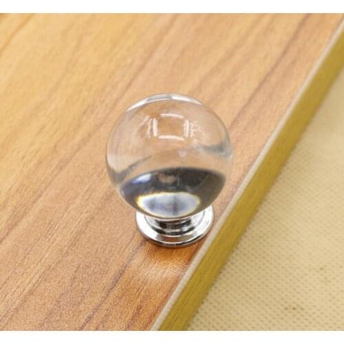 Clear Crystal Glass Cabinet Handles and Pulls Crystal Furniture Knobs