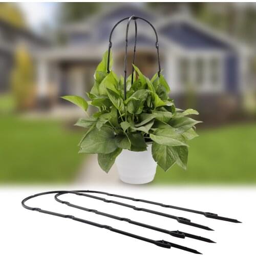 Garden Trellis 6PCS Multifunction Flower Natural U-Hoops Vegetables Trees Plastic U-shaped Tomatoes Beans Plant Climbing Support