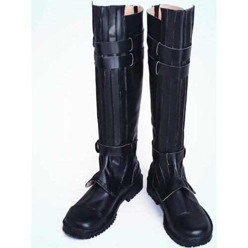 Custom Made Cosplaydiy Anakin Skywalker Pu Leather Cosplay Boots Adult Halloween Winter Party Boots L0713