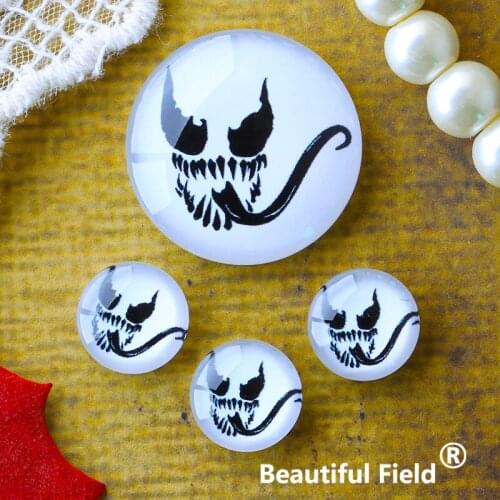 12mm 25mm 14mm 16mm 18mm 20mm Photo Glass Cabochons Round Cameo Set Handmade Settings Stone Magic ZN3015