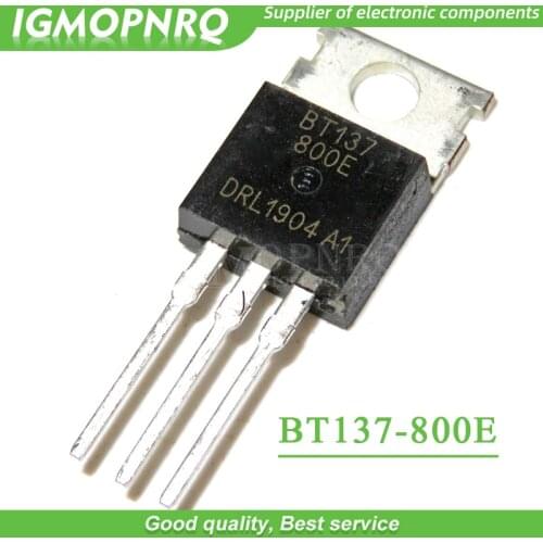 100pcs BT137-800E TO220 BT137-800 TO-220 BT138 Triacs sensitive gate new and original