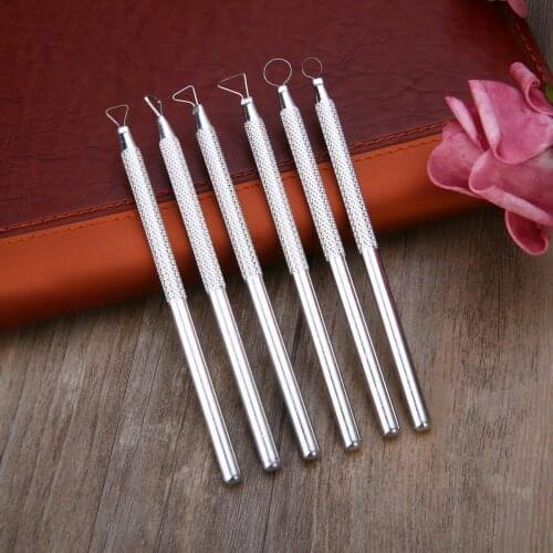 6pcs Clay Sculpting Wax Carving Pottery Tools Polymer Ceramic Modeling Kit Modeling Clay Tools New