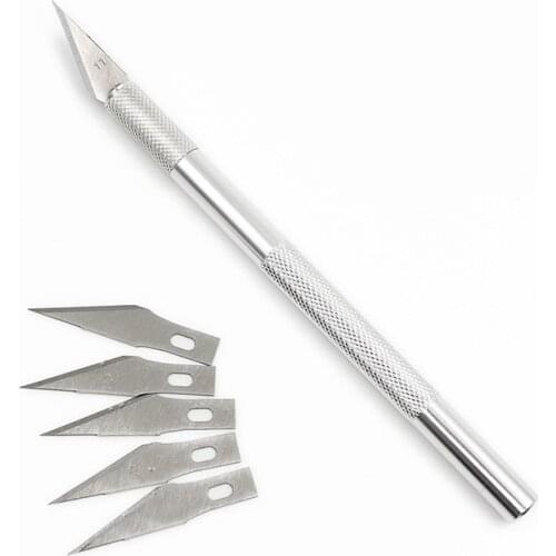 6PCS Sculpting Gum Paste Carving Baking Pastry Tools Blades Knife Fruit Fondant Cake Decorating Tools DIY Bread Cutting Tools