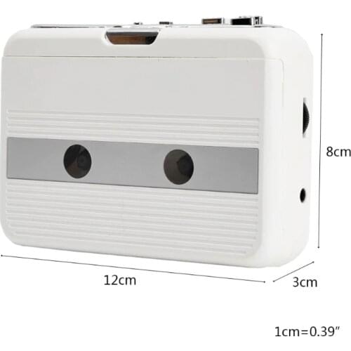 H054 Car Receiver Bluetooth Cassette Tape Aux Adapter Player Support Bluetooth Input/ Output/FM Radio Tape Player