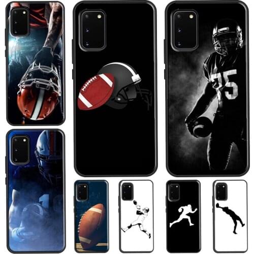 American Football For Samsung Note 20 Ultra Note 10 Plus Case For Galaxy S21 S8 S9 S10 Plus S20 FE Coque