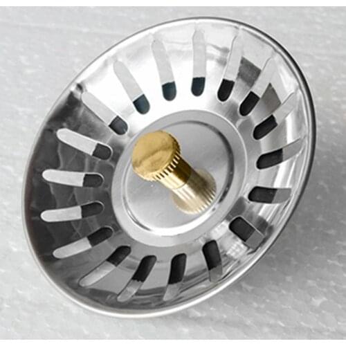 Stainless Steel Kitchen Sink Strainer Stopper Waste Plug Sink Filter Filtre Bathroom Hair Catcher Kitchen Drains Strain