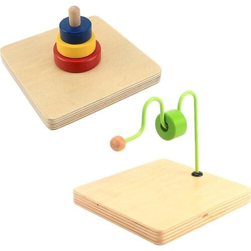 Montessori Horizontal Dowel Set Preschool Learning Material for Toddler Early Development Aids Preschool Teaching Learning