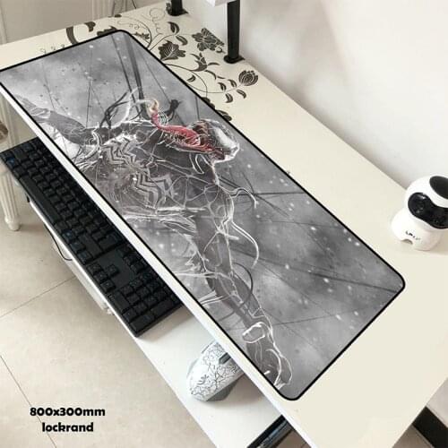 Venom pad mouse Indie Pop computer gamer mause pad 800x300x2mm padmouse Customized mousepad ergonomic gadget office desk mat