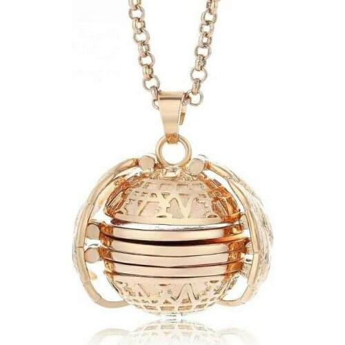 New Fashion Stainless Steel JESUS Cross Necklaces Pendant Gold Color Religion Round Necklace Female Christian Jewelry Gift